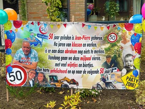 tekst spandoek 50 jaar abraham|50 jaar orginele spreuken spandoeksteksten。